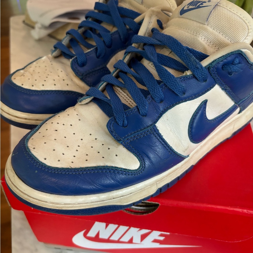 Nike Kids Blue and White Sneakers